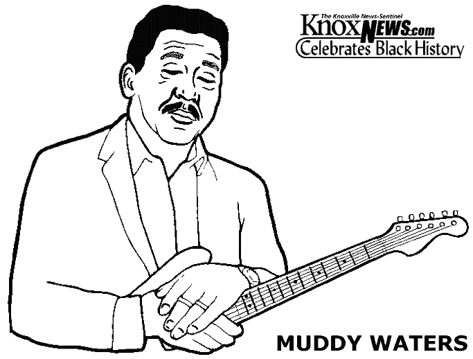 Sławni Muzycy Muddy Waters